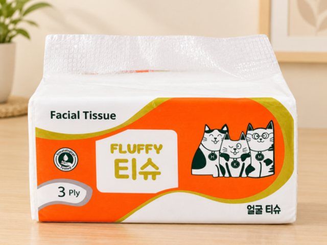 Fluffy Facial Tissue 1600